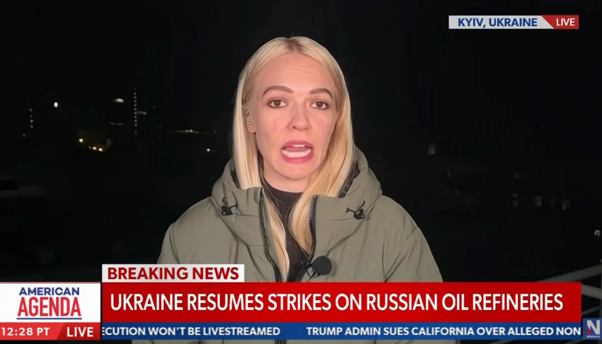 Shelby Wilder, la voz que no calla en Newsmax sobre la guerra en Ucrania